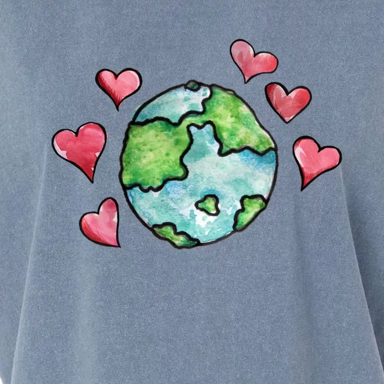 Earth Day Love Love Our Mother Earth Gift Garment-Dyed Women's Muscle Tee