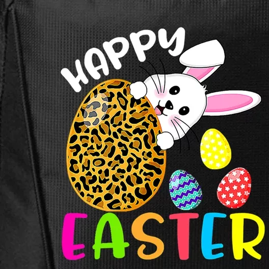 Easter Day Leopard Bunny Rabbit Palm Sunday Gift City Backpack