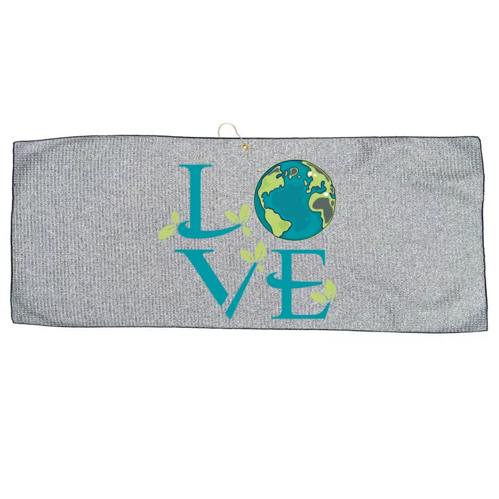 Earth Day Love Mother Nature Save The Planet Environtal Meaningful Gift Large Microfiber Waffle Golf Towel