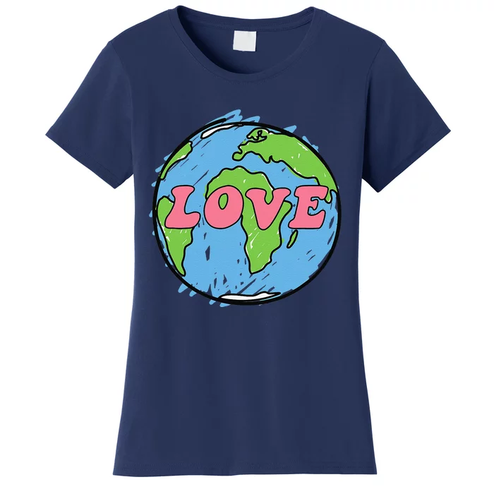 Earth Day LOVE The Earth For Women Or Her Women's T-Shirt