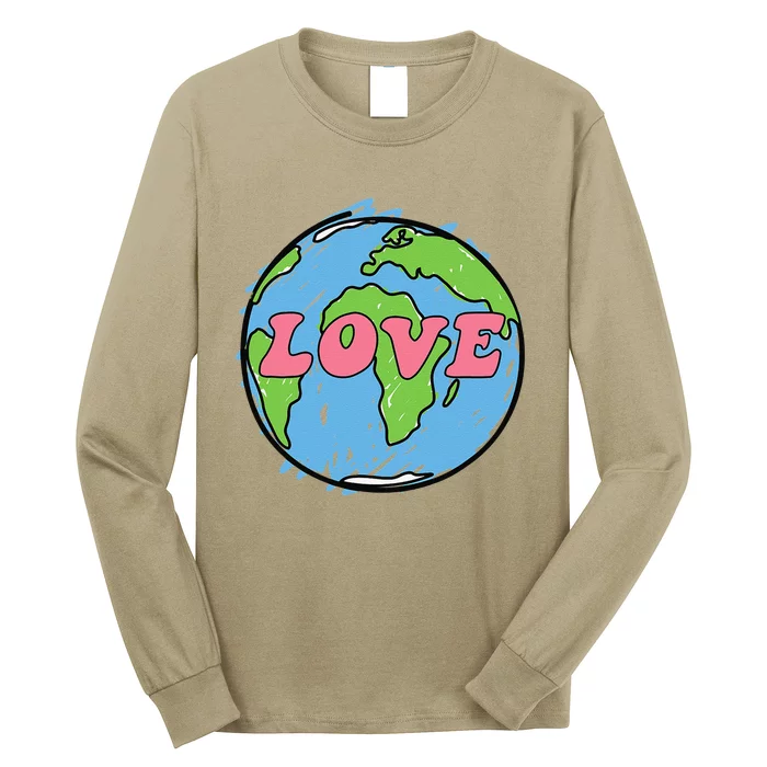 Earth Day LOVE The Earth For Women Or Her Long Sleeve Shirt