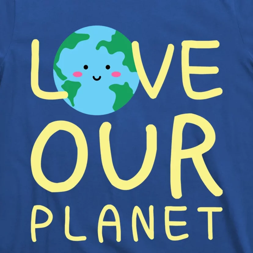 Earth Day Love Our Planet Protect The Environt Kawaii Gift T-Shirt