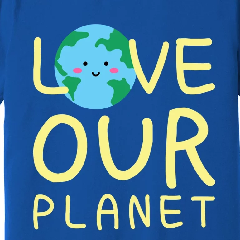 Earth Day Love Our Planet Protect The Environt Kawaii Gift Premium T-Shirt