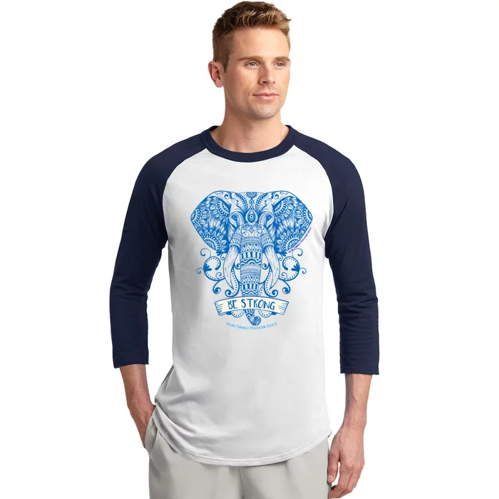 Elephant Dala Love Yoga Funny Gift Loving Kindness Meditation Gift Baseball Sleeve Shirt