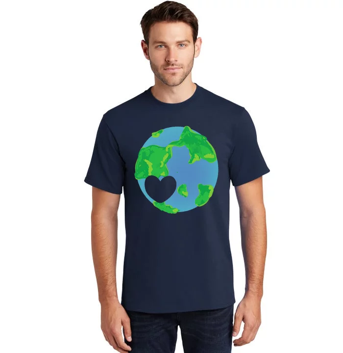 Earth Day Love Earthy Hippie Heart Earth Day Tall T-Shirt