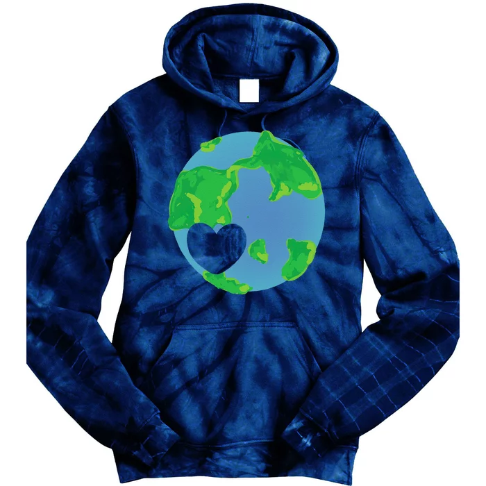 Earth Day Love Earthy Hippie Heart Earth Day Tie Dye Hoodie