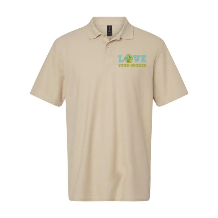 Earth Day Love Your Mother Planet Environment Women Softstyle Adult Sport Polo