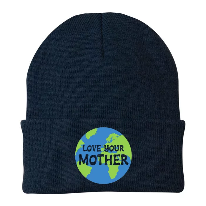 Earth Day Love Your Mother Knit Cap Winter Beanie