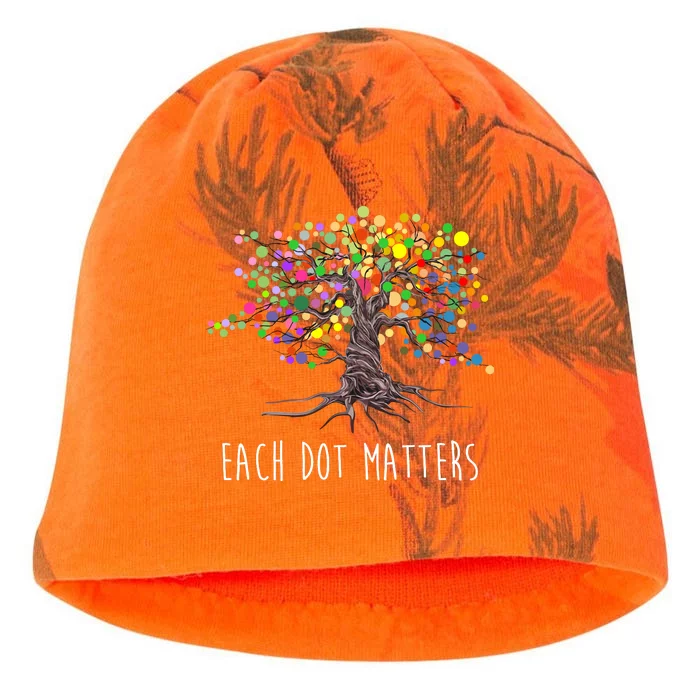 Each Dot Matters Colorful Unity Tree Kati - Camo Knit Beanie