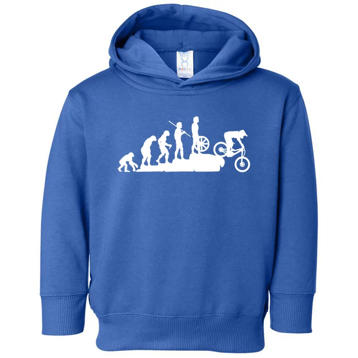 Evolution Downhill Mountain Bike Mtb Mountain Biking Gift Toddler Hoodie