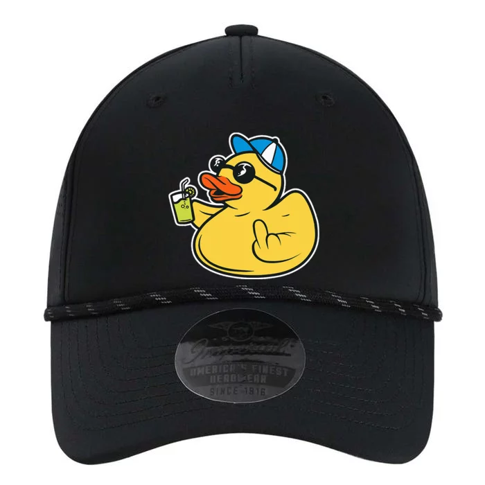 Evil Duck Middle Finger Cheeky Rubber Duck Performance The Dyno Cap