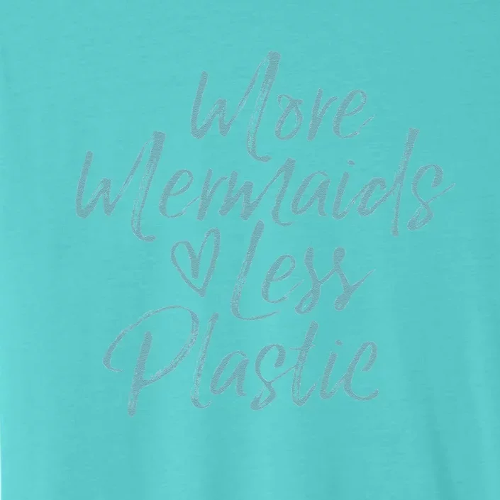 Earth Day More Mermaids Less Plastic ChromaSoft Performance T-Shirt