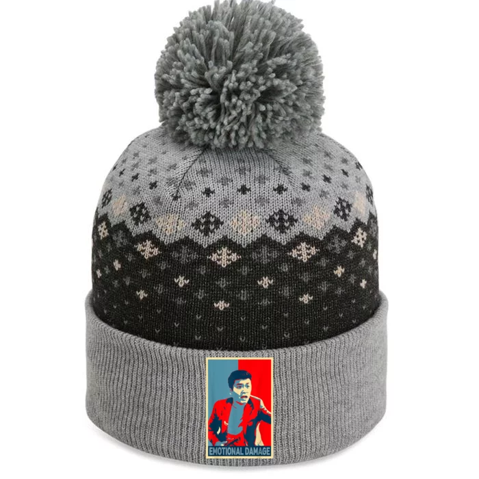 Emotional Damage Meme Asian Guy Cute Funny Quote The Baniff Cuffed Pom Beanie