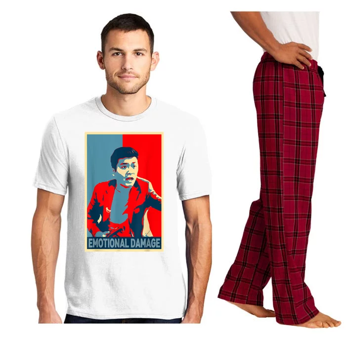 Emotional Damage Meme Asian Guy Cute Funny Quote Pajama Set