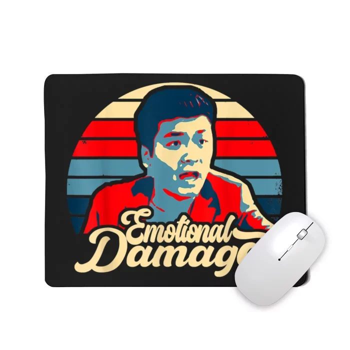 Emotional Damage Meme Funny Asian Guy Retro Hope Sunset Mousepad