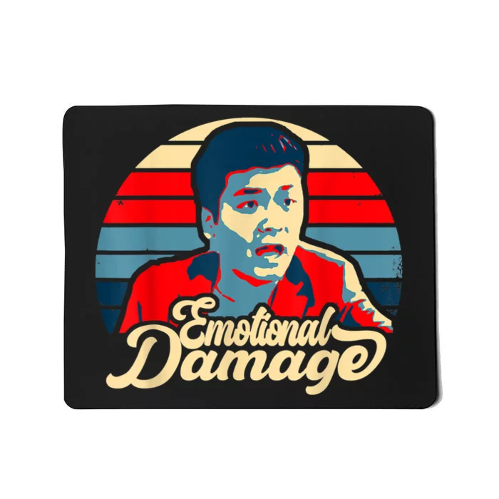 Emotional Damage Meme Funny Asian Guy Retro Hope Sunset Mousepad