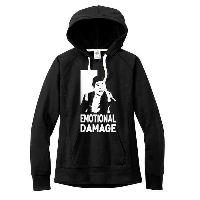 Emotional Damage Meme Asian Guy Cute Funny Quote Women's Fleece Hoodie