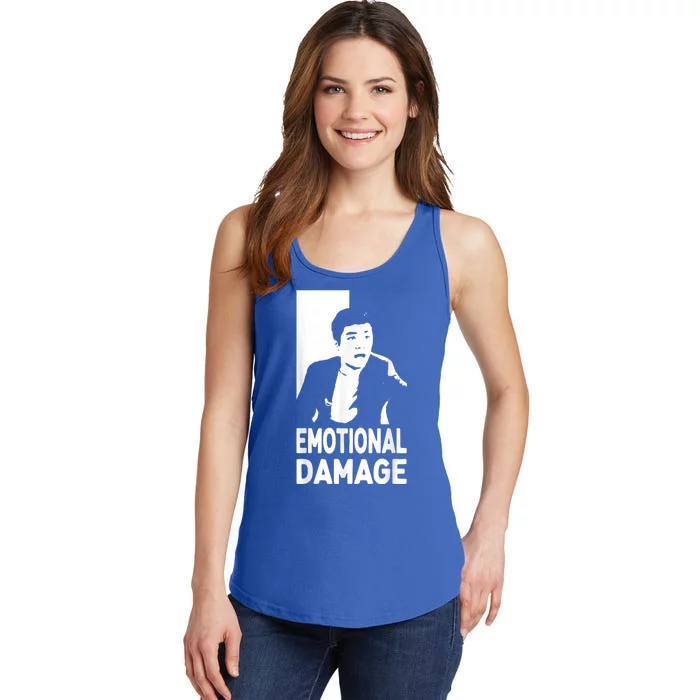 Emotional Damage Meme Asian Guy Cute Funny Quote Ladies Essential Tank