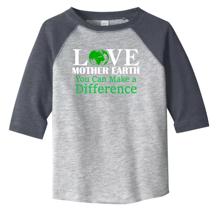 Earth Day Mother Earth Environtal Awareness Gift Toddler Fine Jersey T-Shirt