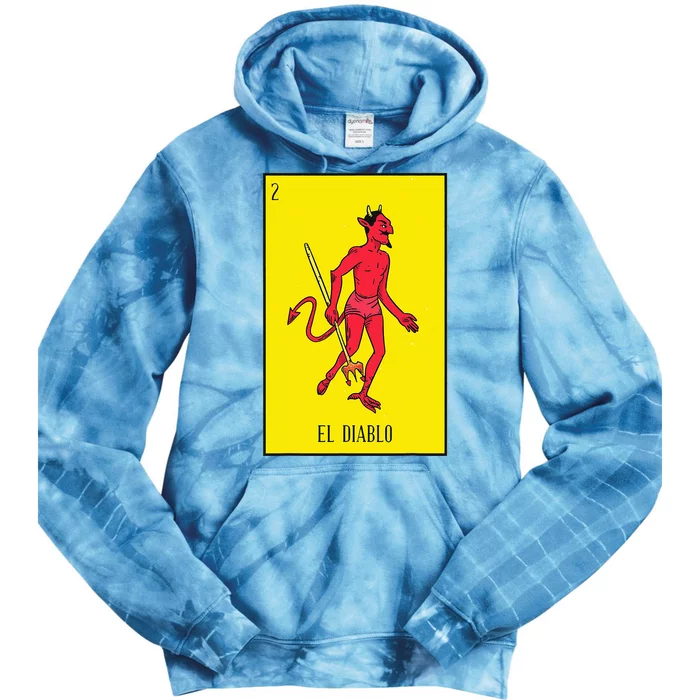 El Diablo Mexican Lottery Culture Tie Dye Hoodie