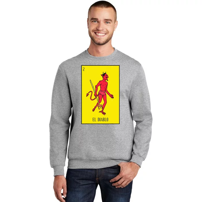 El Diablo Mexican Lottery Culture Tall Sweatshirt