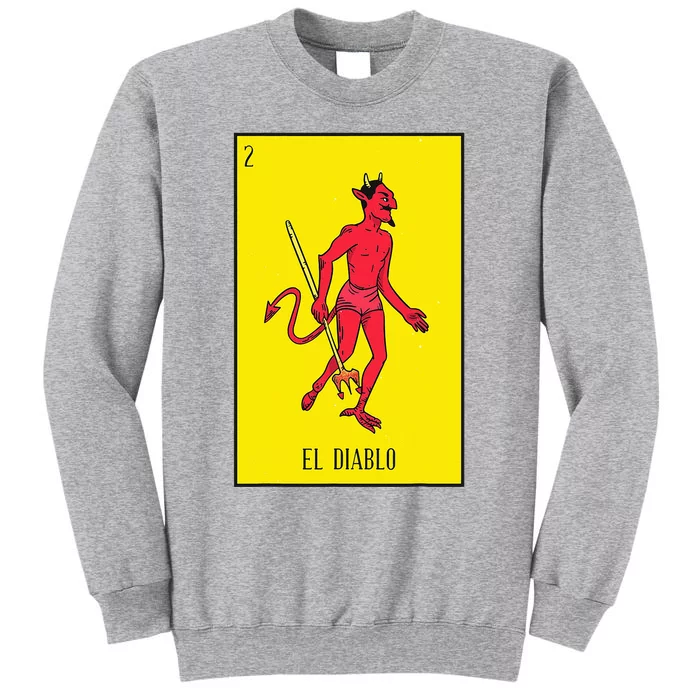 El Diablo Mexican Lottery Culture Tall Sweatshirt