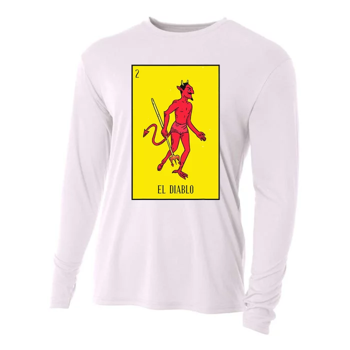 El Diablo Mexican Lottery Culture Cooling Performance Long Sleeve Crew