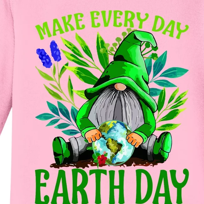 Earth Day Make Earth Day Every Day Baby Long Sleeve Bodysuit