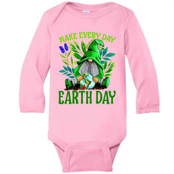 Earth Day Make Earth Day Every Day Baby Long Sleeve Bodysuit