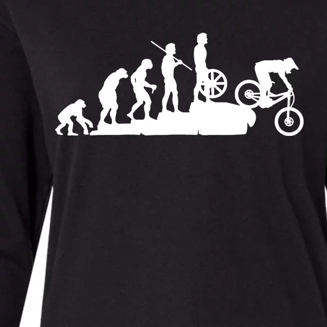 Evolution Downhill Mountain Bike Biking Womens Cotton Relaxed Long Sleeve T-Shirt