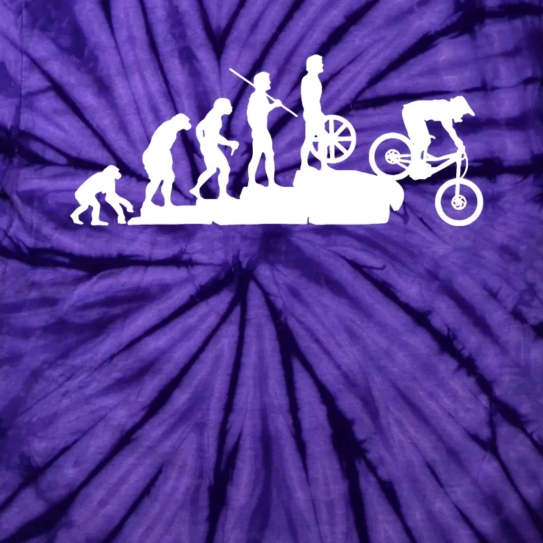 Evolution Downhill Mountain Bike Biking Tie-Dye T-Shirt