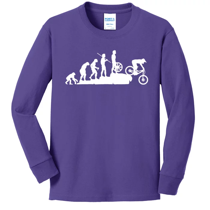 Evolution Downhill Mountain Bike Biking Kids Long Sleeve Shirt