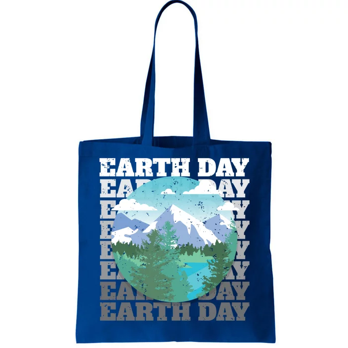 Earth Day Mountain Landscape Nature Environt Gift Tote Bag