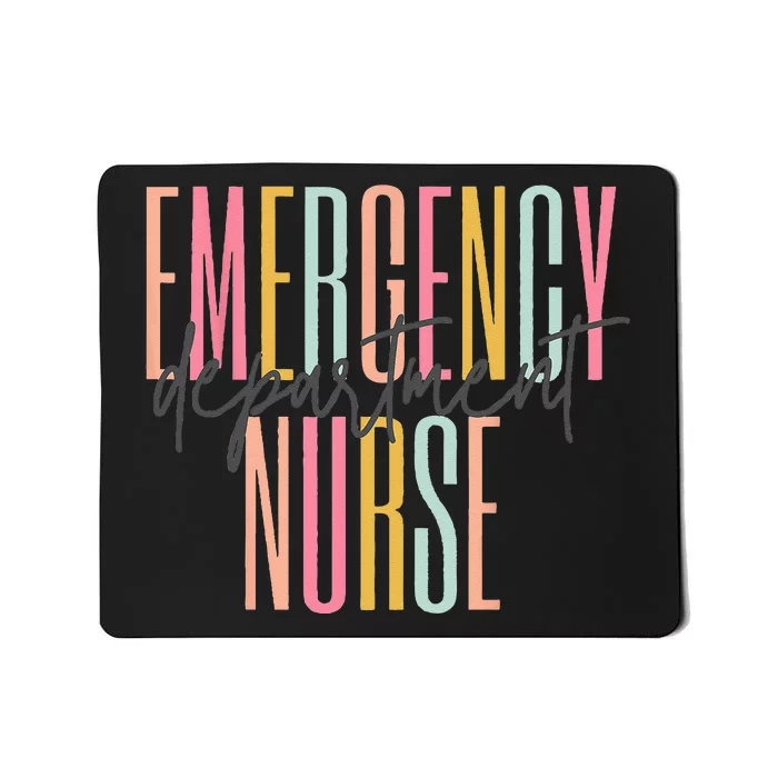 Emergency Department Nurse Technician ER Nurse Life Mousepad