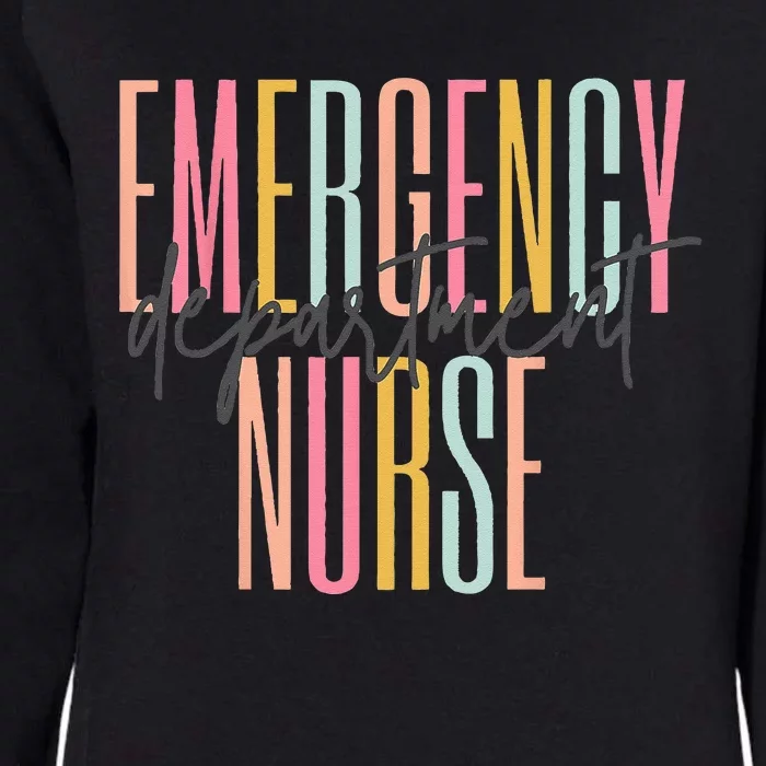 Emergency Department Nurse Technician ER Nurse Life Womens California Wash Sweatshirt