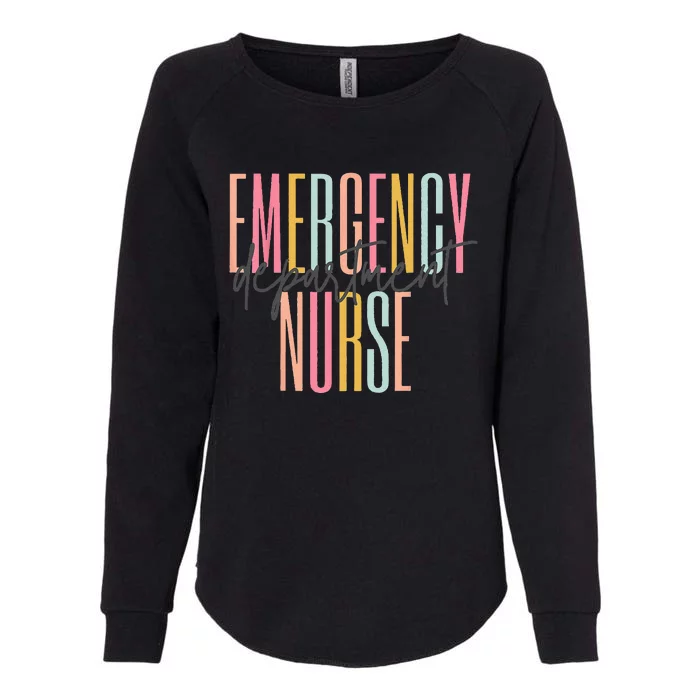 Emergency Department Nurse Technician ER Nurse Life Womens California Wash Sweatshirt