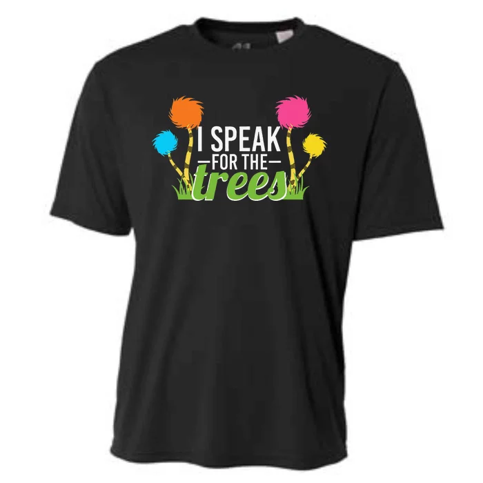 Earth Day Nature Lover Design Speak For The Trees Cooling Performance Crew T-Shirt