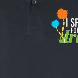 Earth Day Nature Lover Design Speak For The Trees Softstyle Adult Sport Polo