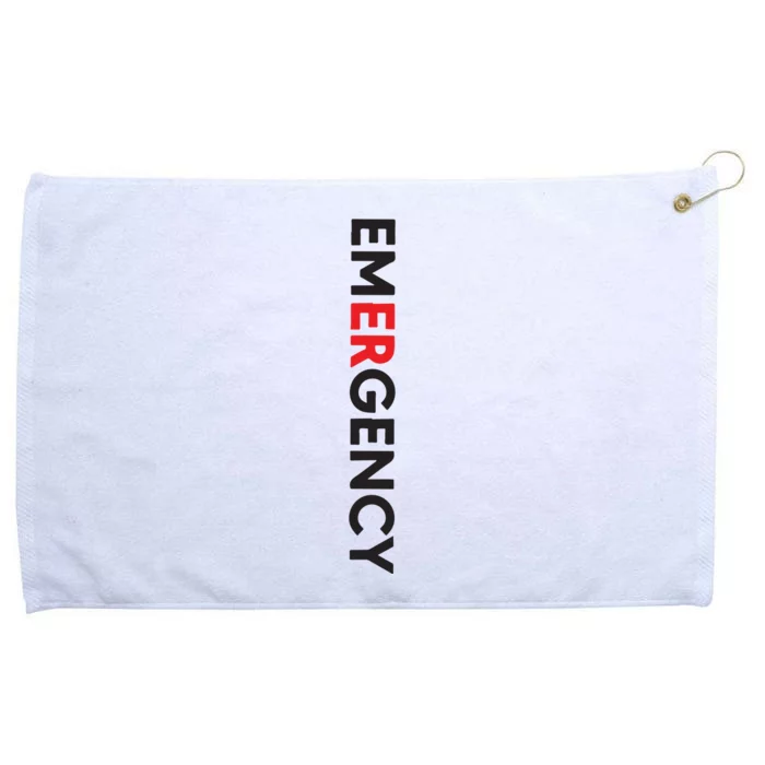 Emergency Department Nurse ER Nurse Grommeted Golf Towel