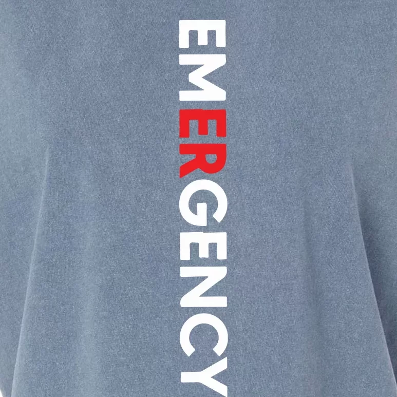 Emergency Department Nurse ER Nurse Garment-Dyed Women's Muscle Tee