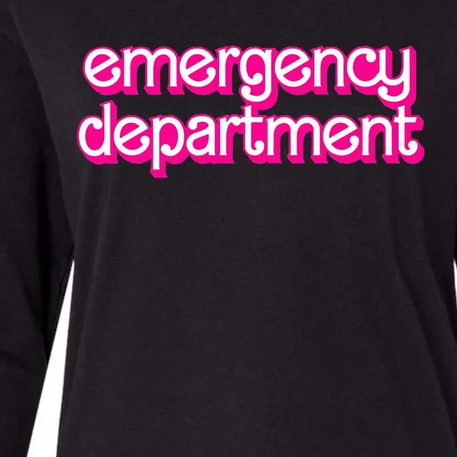 Emergency Department Nurses Er Doctor Womens Cotton Relaxed Long Sleeve T-Shirt