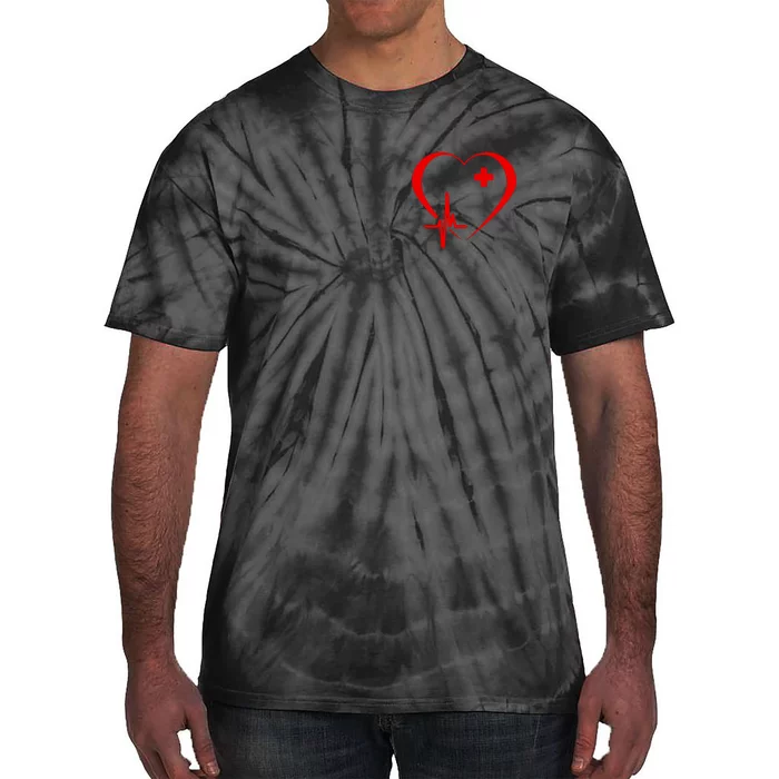 Emergency Department Nurse Front & Back Tie-Dye T-Shirt