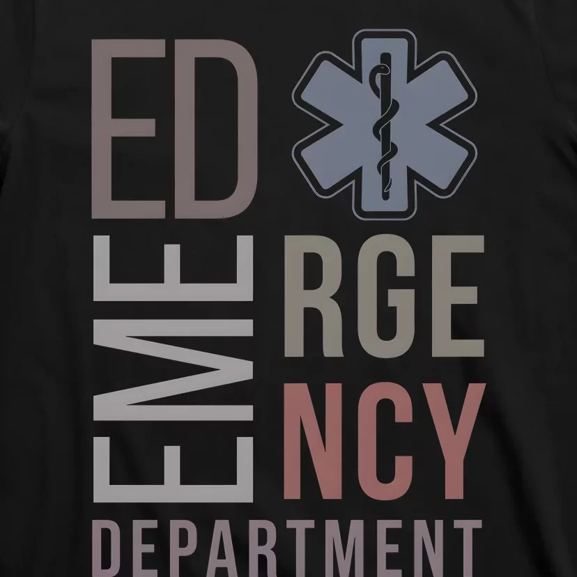 Emergency Department Nurse Nursing Health Care T-Shirt