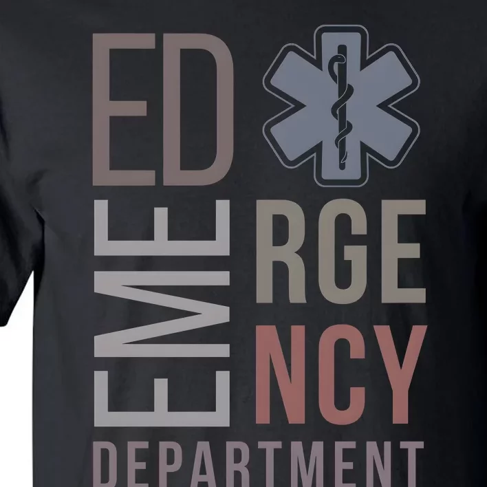 Emergency Department Nurse Nursing Health Care Tall T-Shirt