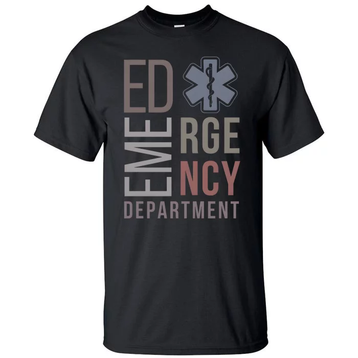 Emergency Department Nurse Nursing Health Care Tall T-Shirt