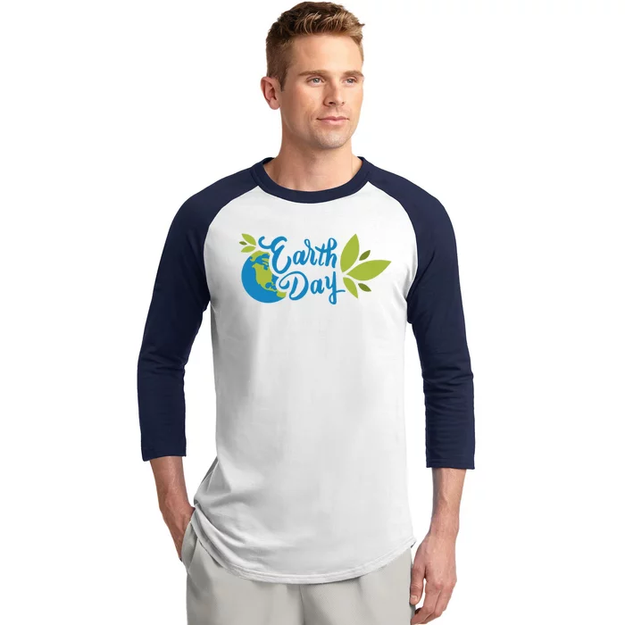 Earth Day Nature Awareness Baseball Sleeve Shirt