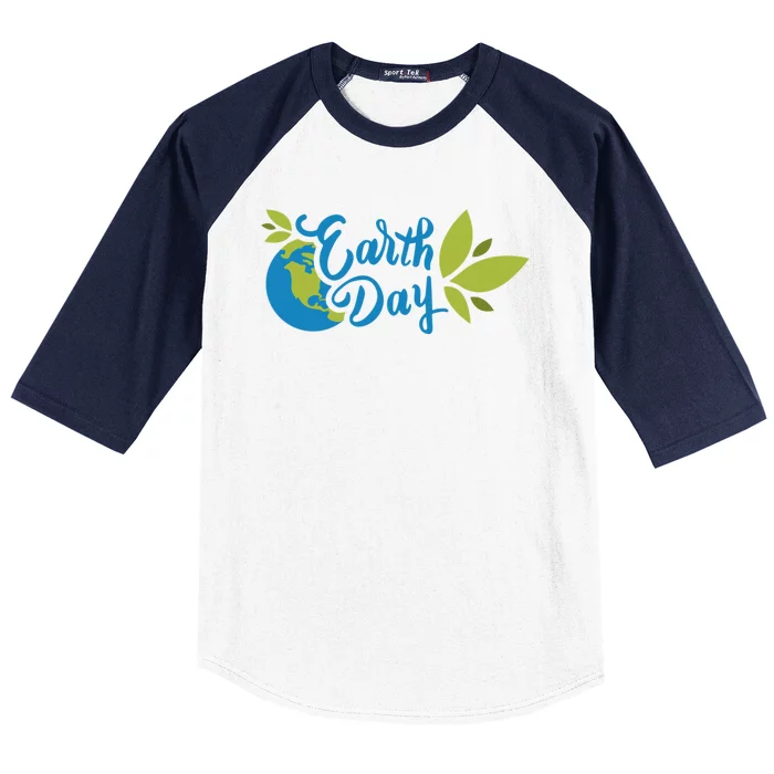 Earth Day Nature Awareness Baseball Sleeve Shirt