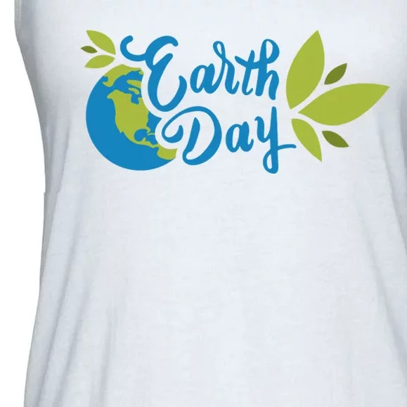 Earth Day Nature Awareness Ladies Essential Flowy Tank