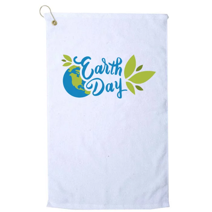 Earth Day Nature Awareness Platinum Collection Golf Towel