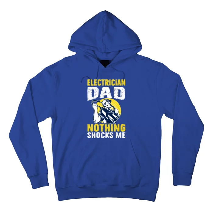 Electrician Dad Nothing Shocks Me Engineer Worker Gift Hoodie